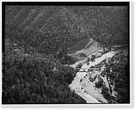 Chili Bar Bridge, Spanning South Fork of American River at State Hig, Placerville vicinity, El Dorado County, CA - 3, Antique Print