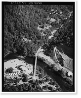 Chili Bar Bridge, Spanning South Fork of American River at State Hig, Placerville vicinity, El Dorado County, CA - 4, Vintage Poster
