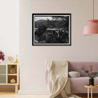 Chili Bar Bridge, Spanning South Fork of American River at State Hig, Placerville vicinity, El Dorado County, CA - 10, Vintage Print