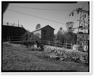 Folsom Powerhouse, Adjacent to American River, Folsom vicinity, Sacramento County, CA - 16, Antique Print