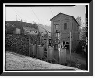 Folsom Powerhouse, Adjacent to American River, Folsom vicinity, Sacramento County, CA - 19, Vintage Poster
