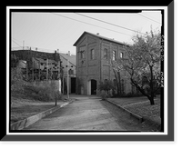 Folsom Powerhouse, Adjacent to American River, Folsom vicinity, Sacramento County, CA - 20, Antique Poster