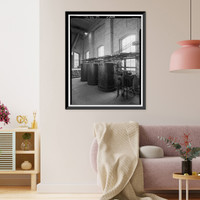 Folsom Powerhouse, Adjacent to American River, Folsom vicinity, Sacramento County, CA - 29, Antique Print