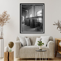 Folsom Powerhouse, Adjacent to American River, Folsom vicinity, Sacramento County, CA - 29, Antique Print