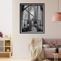 Folsom Powerhouse, Adjacent to American River, Folsom vicinity, Sacramento County, CA - 36, Vintage Wall Art