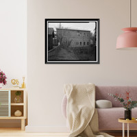 Folsom Powerhouse, Adjacent to American River, Folsom vicinity, Sacramento County, CA - 41, Antique Wall Art