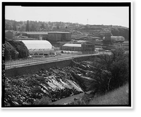 Folsom Powerhouse, Adjacent to American River, Folsom vicinity, Sacramento County, CA - 60, Vintage Wall Art