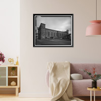 Folsom Powerhouse, Adjacent to American River, Folsom vicinity, Sacramento County, CA - 64, Historic Print