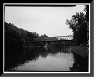 Palisado Avenue Bridge, Spanning Farmington River at State Route 159, Windsor, Hartford County, CT, Historic Print