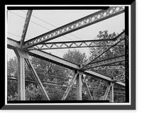 Palisado Avenue Bridge, Spanning Farmington River at State Route 159, Windsor, Hartford County, CT - 5, Antique Poster