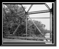 Palisado Avenue Bridge, Spanning Farmington River at State Route 159, Windsor, Hartford County, CT - 7, Vintage Poster