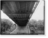 Palisado Avenue Bridge, Spanning Farmington River at State Route 159, Windsor, Hartford County, CT - 11, Antique Print