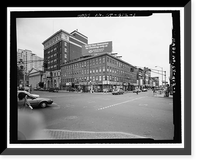 Historic Framed Print, Exchange Building, 121-127 Church Street, 855-871 Chapel Street, New Haven, New Haven County, CT,  17-7/8" x 21-7/8"