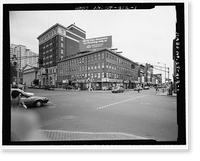 Historic Framed Print, Exchange Building, 121-127 Church Street, 855-871 Chapel Street, New Haven, New Haven County, CT,  17-7/8" x 21-7/8"