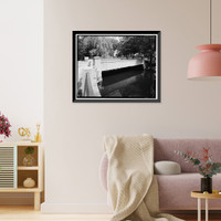 West Main Street Bridge, Spanning Wepawaug River, Milford, New Haven County, CT, Vintage Print