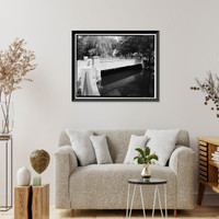 West Main Street Bridge, Spanning Wepawaug River, Milford, New Haven County, CT, Vintage Print