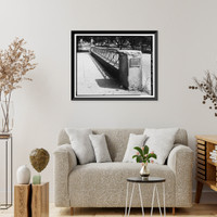 West Main Street Bridge, Spanning Wepawaug River, Milford, New Haven County, CT - 10, Antique Wall Art