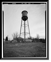 Townsend Water Tower, Lattomus Avenue, Townsend, New Castle County, DE, Antique Poster