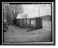 Heald Street Bridge, Spanning Conrail Railroad on South Heald Street (U, Wilmington vicinity, New Castle County, DE - 6, Antique Poster