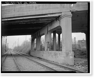Heald Street Bridge, Spanning Conrail Railroad on South Heald Street (U, Wilmington vicinity, New Castle County, DE - 13, Antique Poster