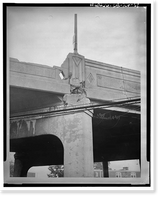 Heald Street Bridge, Spanning Conrail Railroad on South Heald Street (U, Wilmington vicinity, New Castle County, DE - 18, Vintage Print