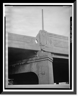 Heald Street Bridge, Spanning Conrail Railroad on South Heald Street (U, Wilmington vicinity, New Castle County, DE - 19, Vintage Poster
