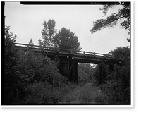 Georgia DOT Bridge No. 145-00315-017.37E, State Route 315 spanning Southern Railroad, Ellerslie vicinity, Harris County, GA, Historic Print