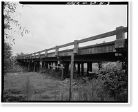 Georgia DOT Bridge No. 155-00032-001.54E, Spanning Sand Creek at State Route 32, Irwinville vicinity, Irwin County, GA - 3, Vintage Poster