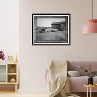 Historic Framed Print, California Citrus Heritage Recording Project, Riverside, Riverside County, CA - 15,  17-7/8" x 21-7/8"