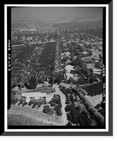Historic Framed Print, Arlington Heights Citrus Landscape, Southwestern portion of city of Riverside, Riverside, Riverside County, CA - 9,  17-7/8" x 21-7/8"