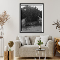 Historic Framed Print, Arlington Heights Citrus Landscape, Southwestern portion of city of Riverside, Riverside, Riverside County, CA - 17,  17-7/8" x 21-7/8"