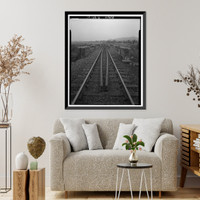 Union Pacific Railroad Bridge, Spanning Santa Anna River, west of Riverside, Riverside vicinity, Riverside County, CA - 6, Vintage Print
