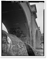 Union Pacific Railroad Bridge, Spanning Santa Anna River, west of Riverside, Riverside vicinity, Riverside County, CA - 7, Antique Poster