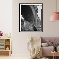 Union Pacific Railroad Bridge, Spanning Santa Anna River, west of Riverside, Riverside vicinity, Riverside County, CA - 7, Antique Poster