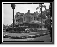 Historic Framed Print, Greystone House, Arlington Heights, Riverside, Riverside County, CA,  17-7/8" x 21-7/8"