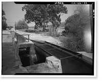 Gage Irrigation Canal, Running from Santa Ana River to Arlington Heights, Riverside, Riverside County, CA - 32 Classic, Historic Reproduction