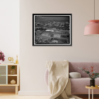 Historic Framed Print, National Orange Company Packing House, 3604 Commerce Street, Riverside, Riverside County, CA,  17-7/8" x 21-7/8"