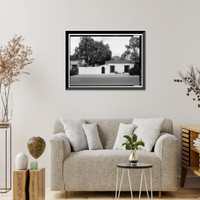 Glenn & Ida May Moore Rowhouse, 6126 Paseo Delicias, Rancho Santa Fe, San Diego County, CA, Historic Print