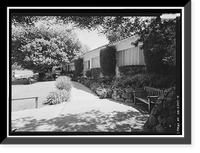 Historic Framed Print, La Morada, 5951 Lineade Cielo, Rancho Santa Fe, San Diego County, CA - 4,  17-7/8" x 21-7/8"