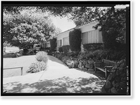 Historic Framed Print, La Morada, 5951 Lineade Cielo, Rancho Santa Fe, San Diego County, CA - 4,  17-7/8" x 21-7/8"