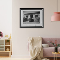 Historic Framed Print, La Morada, 5951 Lineade Cielo, Rancho Santa Fe, San Diego County, CA - 8,  17-7/8" x 21-7/8"