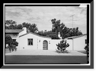 Joers-Ketchum Rowhouse, 6108 Paseo Delicias, Rancho Santa Fe, San Diego County, CA - 2 Classic, Antique Print