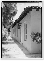 Sidney & Ruth Nelson Rowhouse, 6118 Paseo Delicias, Rancho Santa Fe, San Diego County, CA - 3, Antique Print
