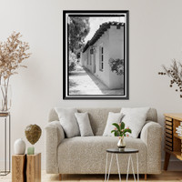 Sidney & Ruth Nelson Rowhouse, 6118 Paseo Delicias, Rancho Santa Fe, San Diego County, CA - 3, Antique Print