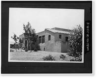 Rancho Santa Fe School (Second), 6024 Paseo Delicias, Rancho Santa Fe, San Diego County, CA - 5, Antique Print