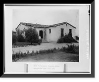 Santa Fe Irrigation District Offices, Linea del Cielo, Rancho Santa Fe, San Diego County, CA - 4 Classic, Antique Print