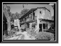 Christiancy Apartments, La Granada & Paseo Delicias, Rancho Santa Fe, San Diego County, CA, Antique Poster