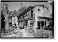 Christiancy Apartments, La Granada & Paseo Delicias, Rancho Santa Fe, San Diego County, CA, Antique Poster