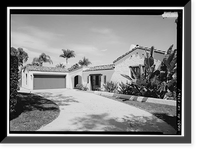 F. W. Joers House, 6135 La Flecha, Rancho Santa Fe, San Diego County, CA, Vintage Poster