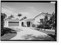 F. W. Joers House, 6135 La Flecha, Rancho Santa Fe, San Diego County, CA, Vintage Poster